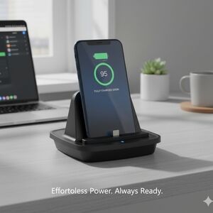 (18W) USB Type-C Fast Charger Dock / Desktop Stand for Phone / Tablet